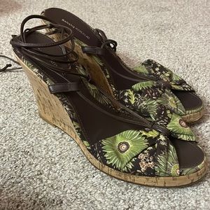 Banana republic wedge sandals